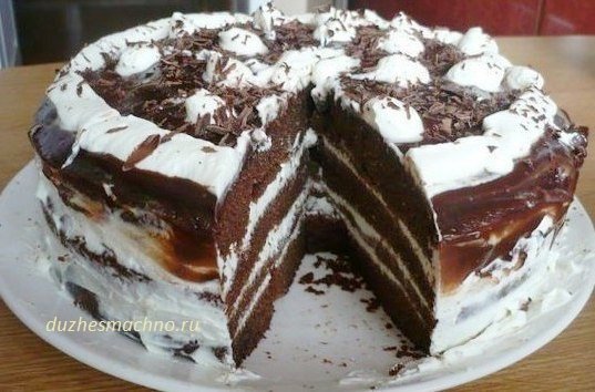 Шоколадно сирний торт | Смачні рецепти