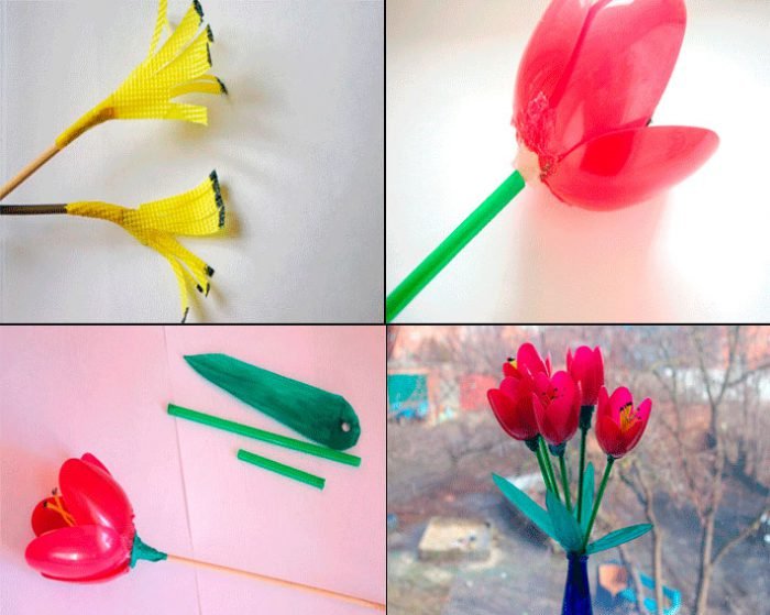Вироби весняних квітів своїми руками, ідеї для виробів