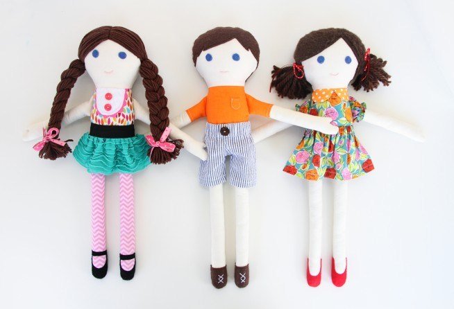 Ганчіркові ляльки своїми руками: шаблони, викрійки, майстер класи