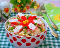 Салати з крабовими паличками — смачні рецепти з кукурудзою, капустою, рисом, класичний