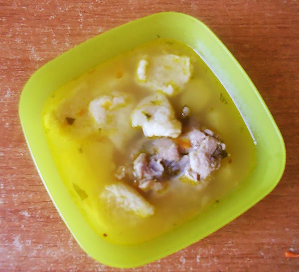 Суп з галушками в мультиварці: рецепт приготування