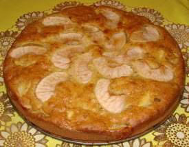 Яблучний пиріг на кефірі