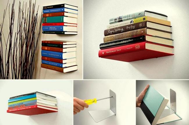 Розставляємо книги на полиці правильними способами; ідеї для оформлення домашньої бібліотеки з фото