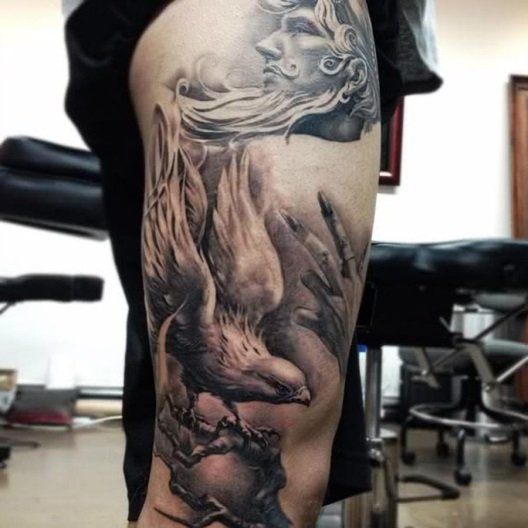 Татуювання для чоловіків: ескізи на руці, запястя, плечі, ноги, передпліччя, шиї, грудей + 200 ФОТО