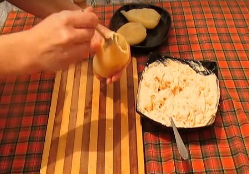 Кальмари фаршировані креветками і сиром домашній покроковий рецепт