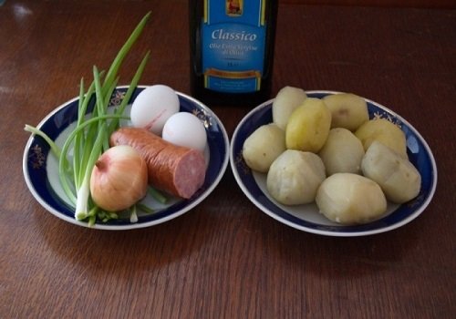 Картопляні котлети з ковбасою рецепт з фото покроково простий рецепт на сковороді