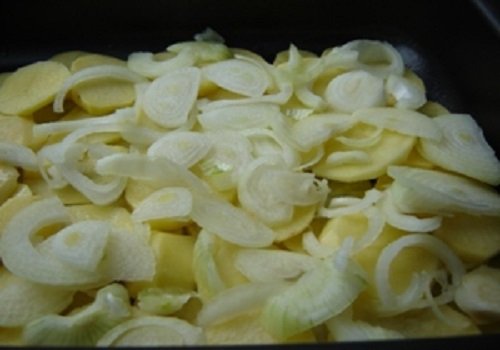 Картопля з грибами і сиром в духовці смачний домашній рецепт з фото покроково