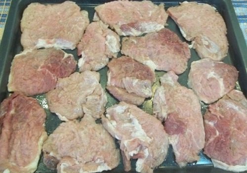 Відбивні зі свинини по французьки в духовці домашній покроковий рецепт з фото