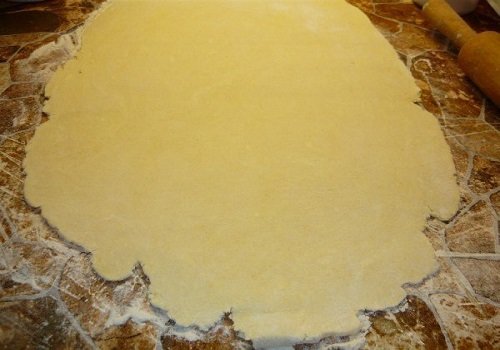 Печиво з шинкою і сиром з листкового тіста покроковий рецепт з фото