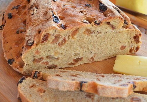 Пшенично житній хліб з родзинками і кмином покроковий домашній рецепт з фото