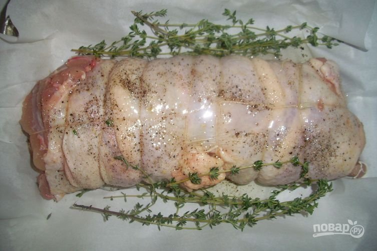 Рецепт Рулет С Курицы Фото