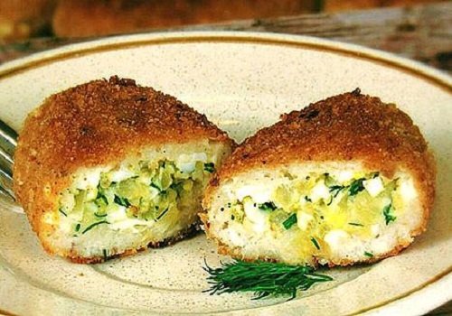 Рибні зрази з яйцем і зеленою цибулею в духовці покроковий рецепт з фото покроково