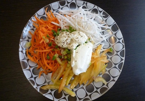 Салат з дайкона і моркви кулінарний рецепт з фото покроково