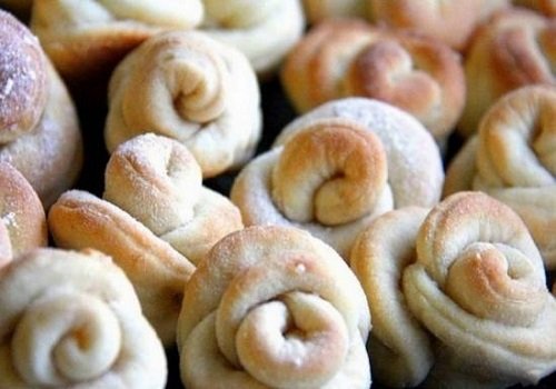 Сирне печиво трояндочки рецепт з фото покроково в духовці