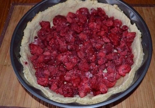 Знаменитий цветаевский пиріг з малиною покроковий домашній рецепт з фото