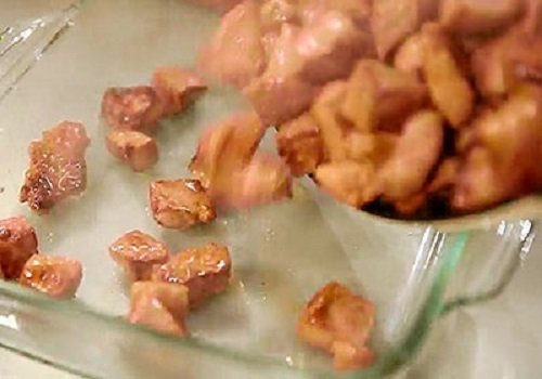 Печінка яловича з цибулею і грибами на сковорідці домашній покроковий рецепт з фото