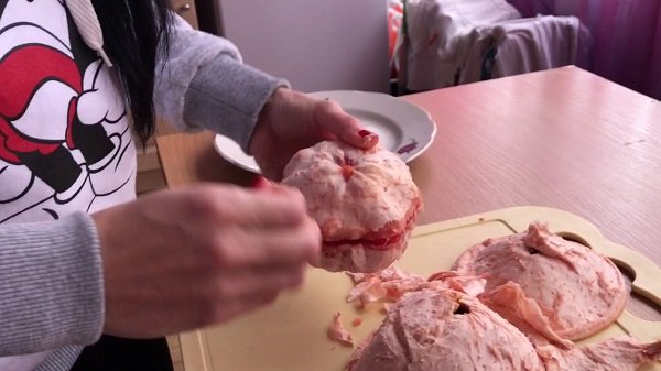 Як очистити грейпфрут від шкірки