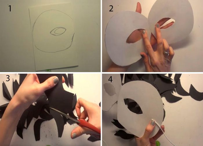 Як зробити маску з паперу своїми руками, 11 майстер класів