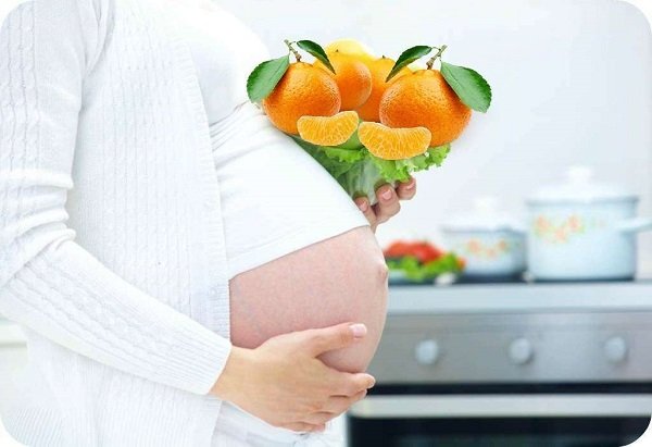 Користь мандарин при вагітності