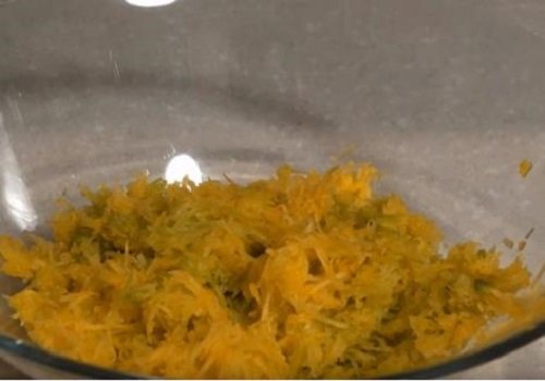 Гарбузово лимонний манник без масла борошна та яєць простий і смачний покроковий рецепт