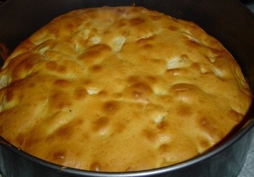 Яблучний пиріг на кефірі рецепт з фото покроково в духовці простий рецепт