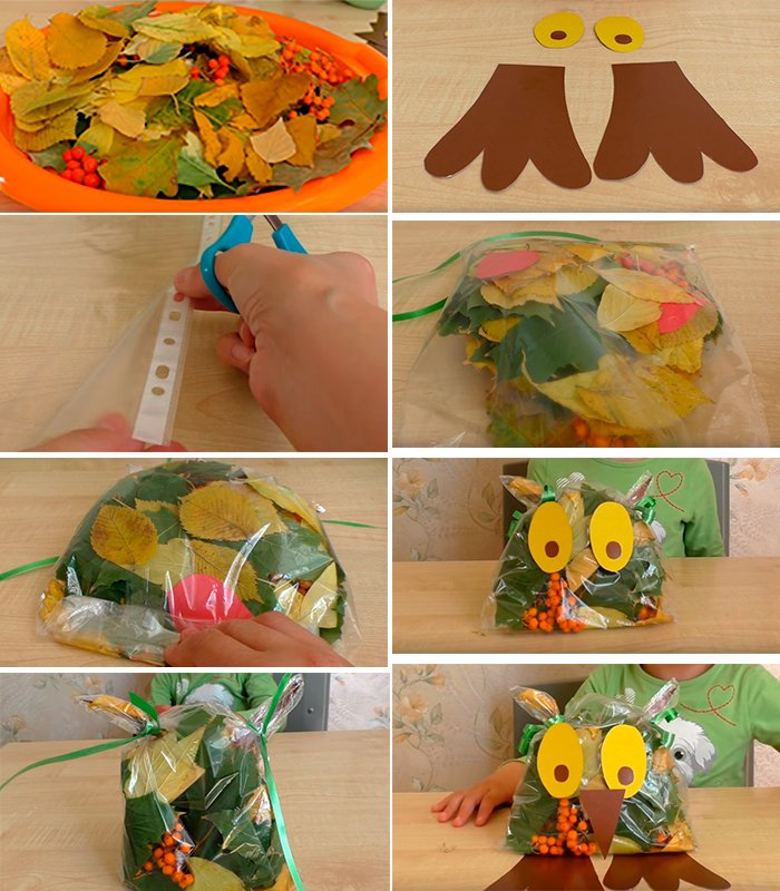 Осінні вироби для дитячого садка і школи своїми руками з природних матеріалів