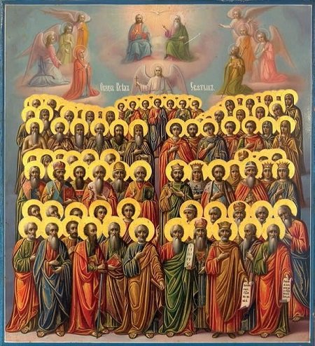 Ікона Всіх святих фото і їх значення: опис ликів святих, у чому допомагає ікона, як виглядає ікона