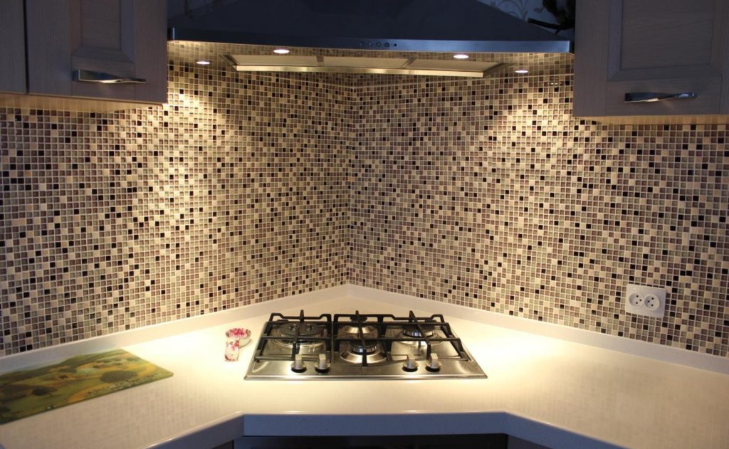 Плитка мозаїка для кухні: 90+ фото плитки мозаїки на кухні