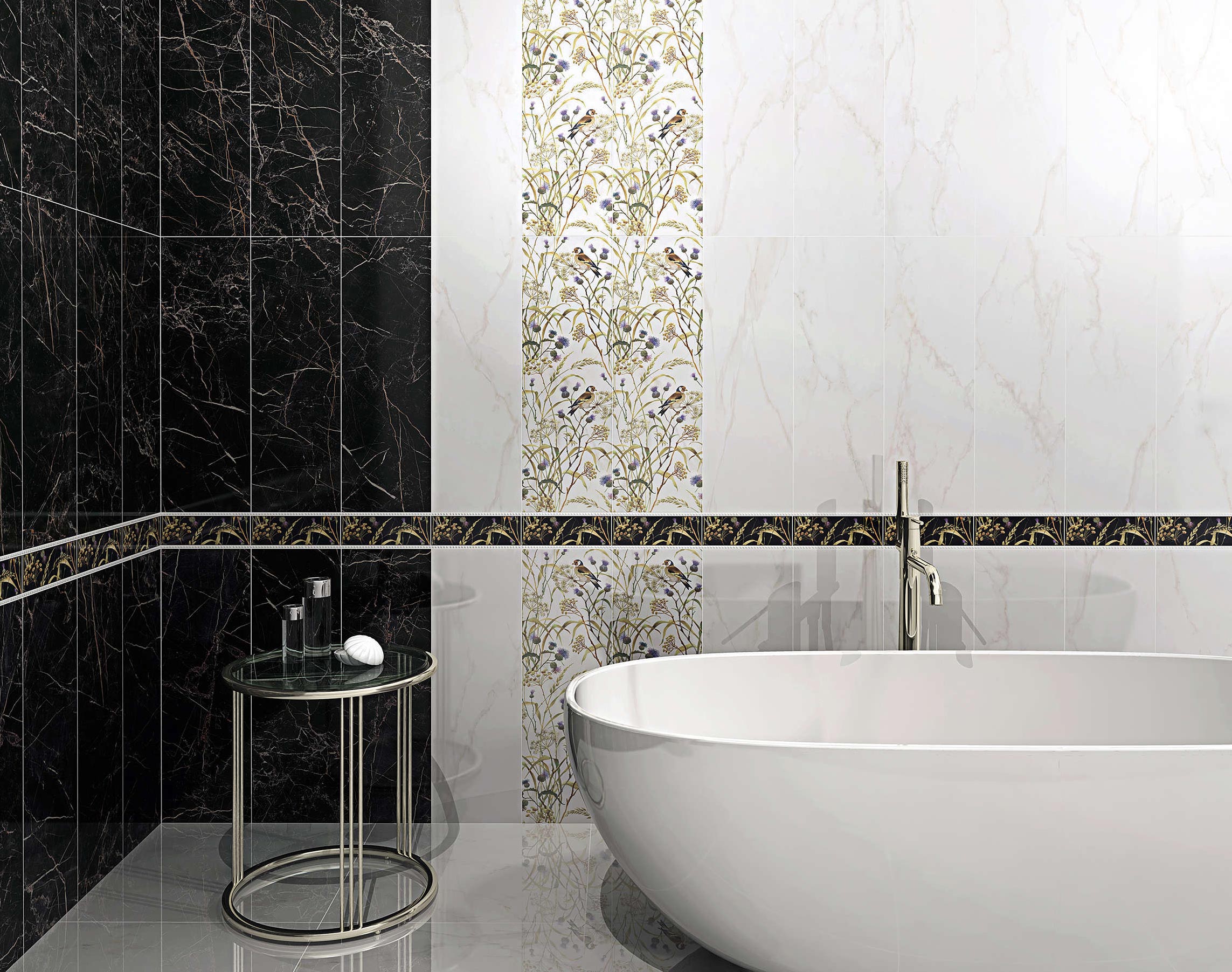 Плитка Kerama Marazzi (Керама Марацци) для ванної: 100+ фото дизайну ванної з плиткою Керама Марацци