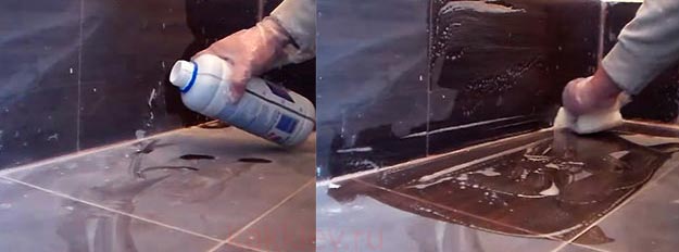 Як очистити плитку від плиткового клею для повторної установки, як прибрати плитковий клей до плитки із зворотного боку