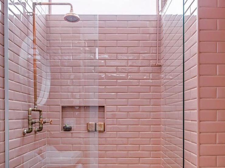 Плитка кабанчик у ванній кімнаті: 60+ фото інтерєру ванної з плиткою кабанчик