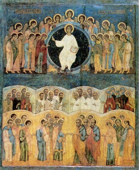 Ікона Всіх святих фото і їх значення: опис ликів святих, у чому допомагає ікона, як виглядає ікона