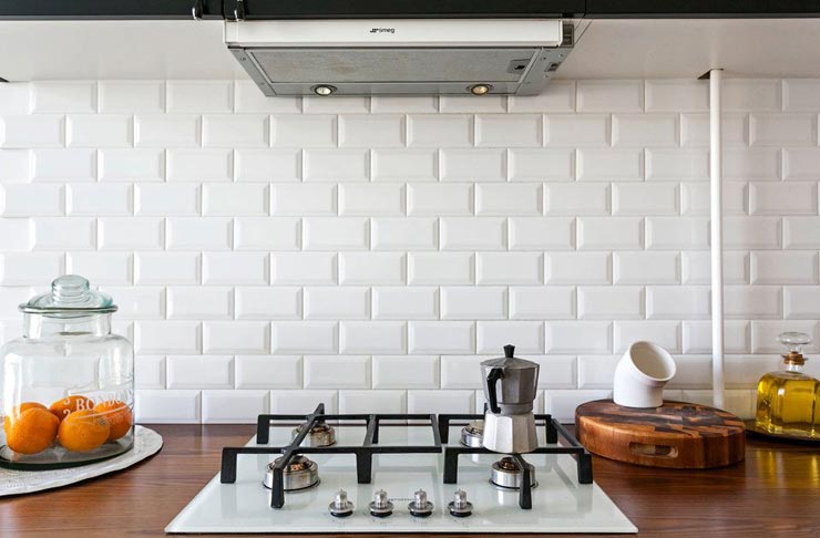 Керамічна плитка під цеглу для кухні: 60+ фото інтерєру плитки під цеглу на кухні