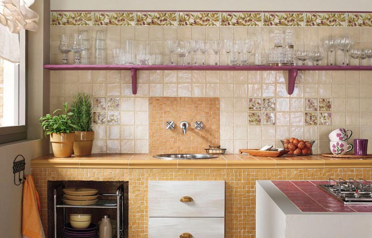Плитка в стилі прованс для кухні: 60+ фото інтерєру плитки на кухні Прованс