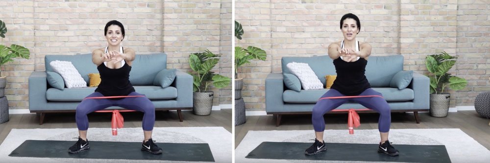 Вправи з резинкою для сідниць, ніг, рук, спини і преса: комлпекс для тренування з гумою завжди тіла в домашніх умовах WomFit