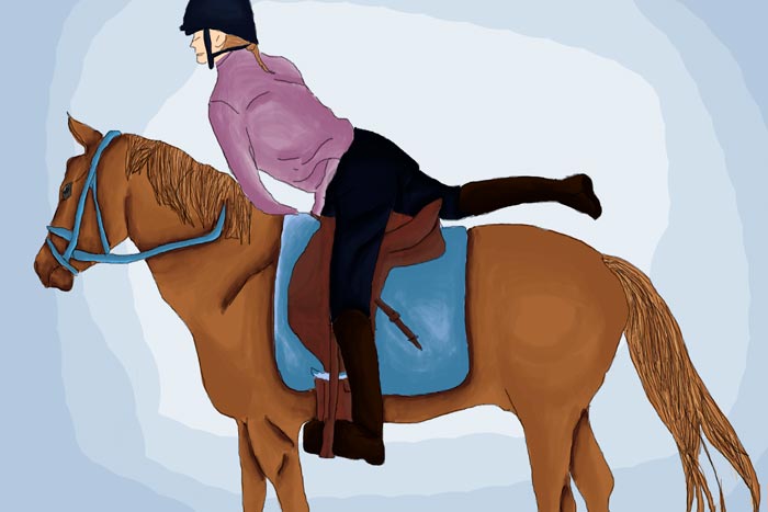 Як правильно сідлати коня і одягати вуздечку