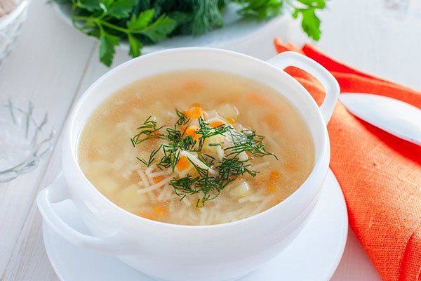 Суп курячий з вермішеллю і картоплею, покроковий рецепт з фото