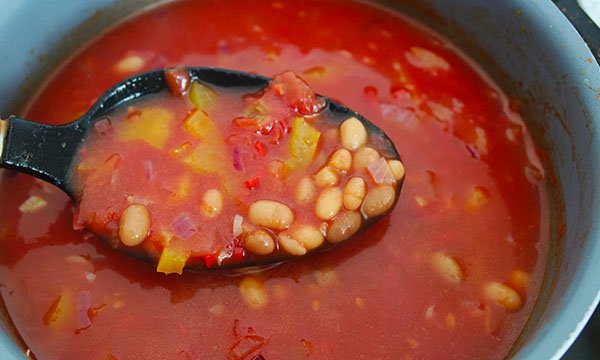 Рецепт квасоляного супу з червоною консервованої квасолі