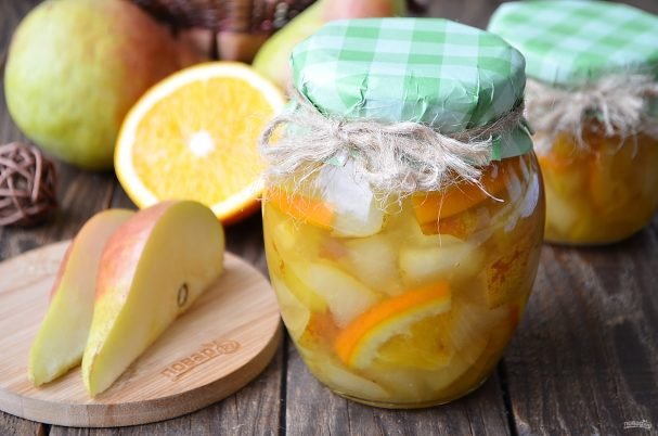 Варення з груш з апельсином – покроковий рецепт