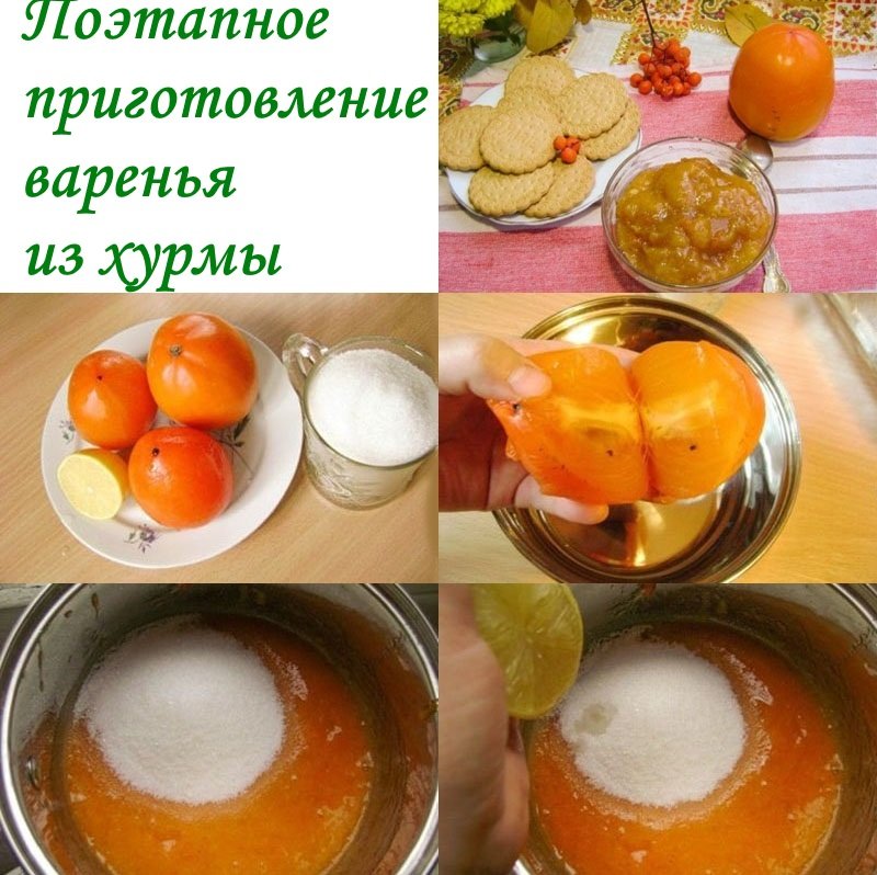 Найсмачніший рецепт варення з хурми з лимоном, коньяком, фото