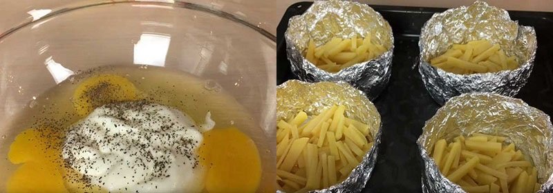 Рецепт курки з картоплею в духовці на деку, в горщиках