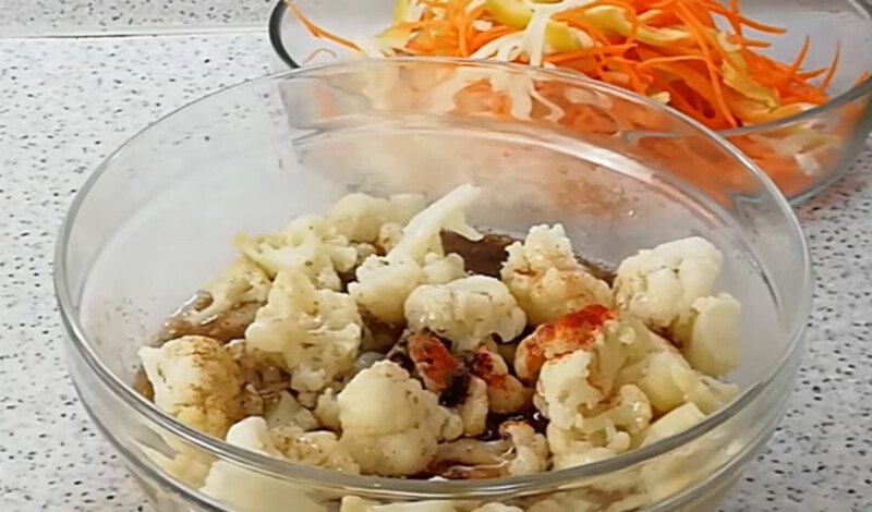 Цвітна капуста по корейськи в домашніх умовах — 7 рецептів швидкого приготування