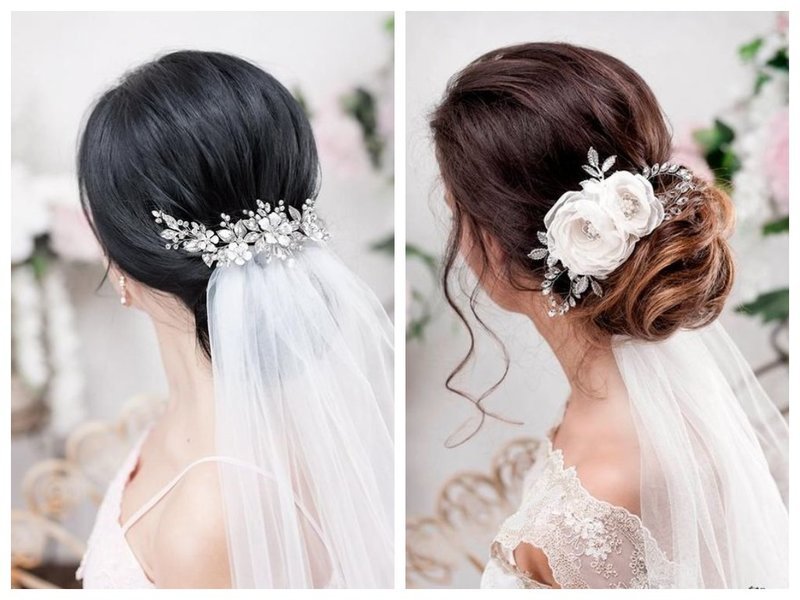 Найпопулярніші весільні зачіски з фатою: фото, ідеї, модні тенденції