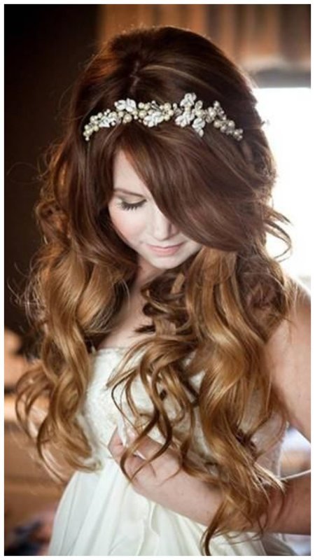 Весільна укладання: ідеї для каре, довгих і середніх волосся (50+ фото)